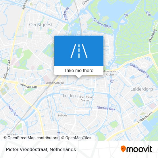 Pieter Vreedestraat map