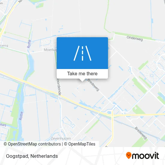 Oogstpad map