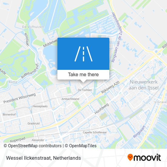 Wessel Ilckenstraat map