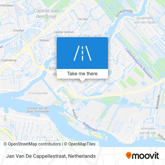 Jan Van De Cappellestraat map