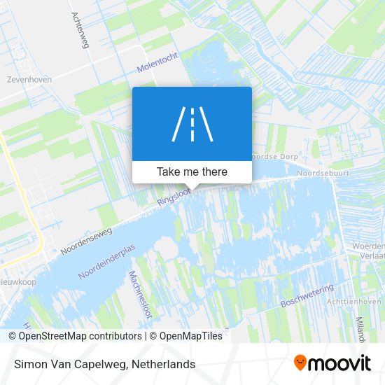 Simon Van Capelweg map
