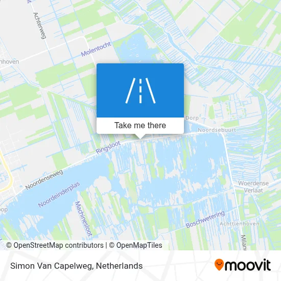 Simon Van Capelweg map