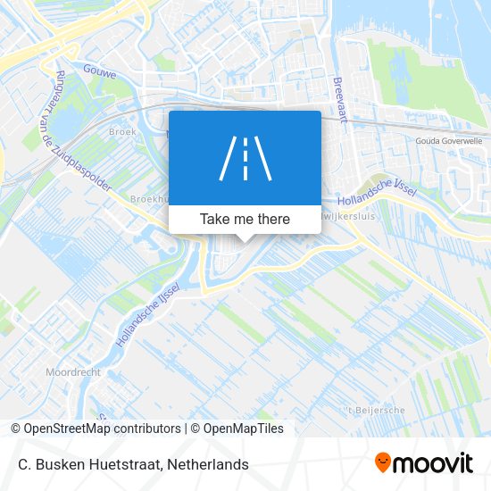 C. Busken Huetstraat map