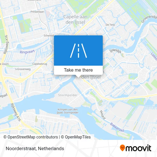 Noorderstraat map