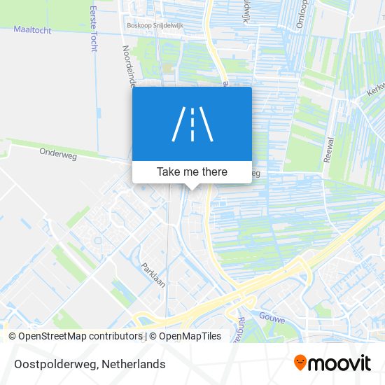 Oostpolderweg map