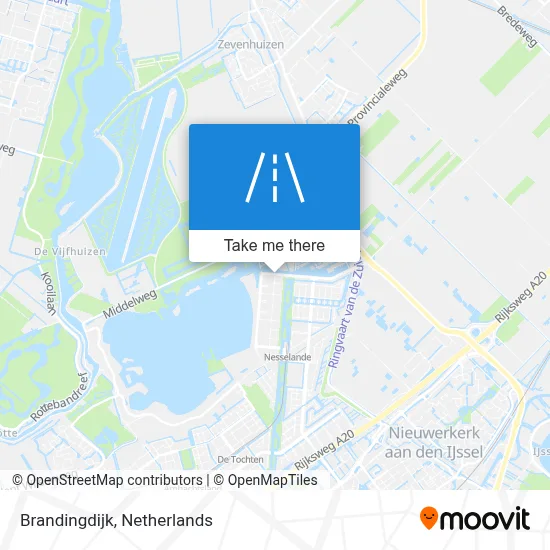 Brandingdijk map