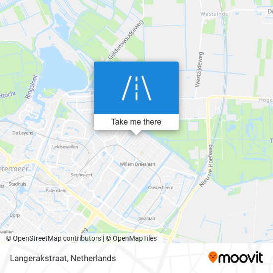 Langerakstraat map