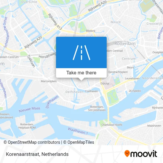 Korenaarstraat map