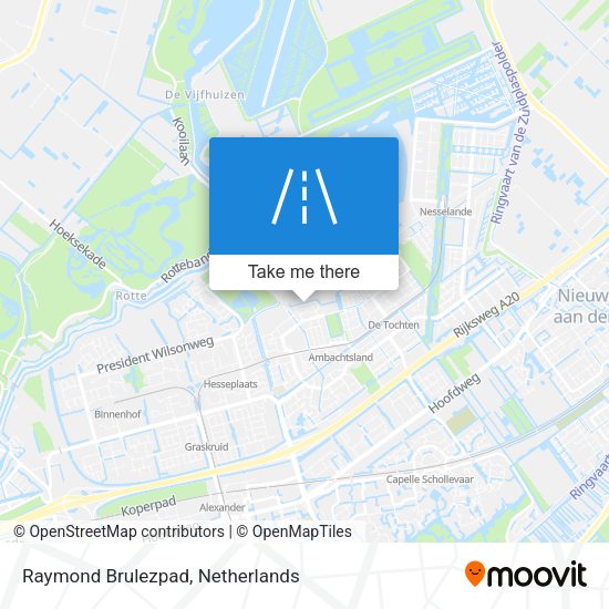Raymond Brulezpad map