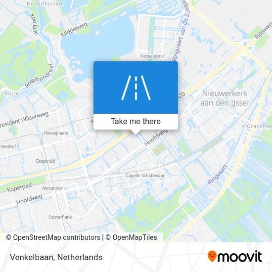 Venkelbaan map