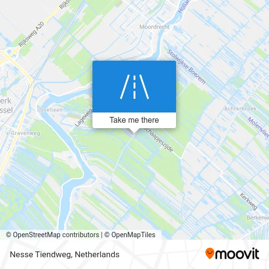Nesse Tiendweg map