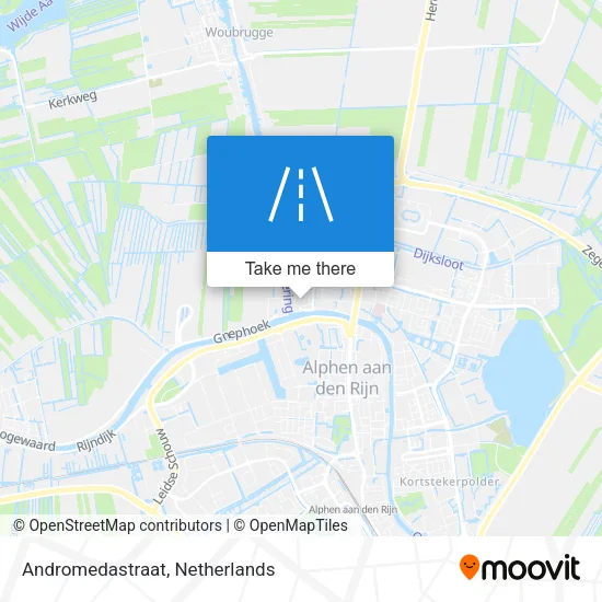 Andromedastraat Karte