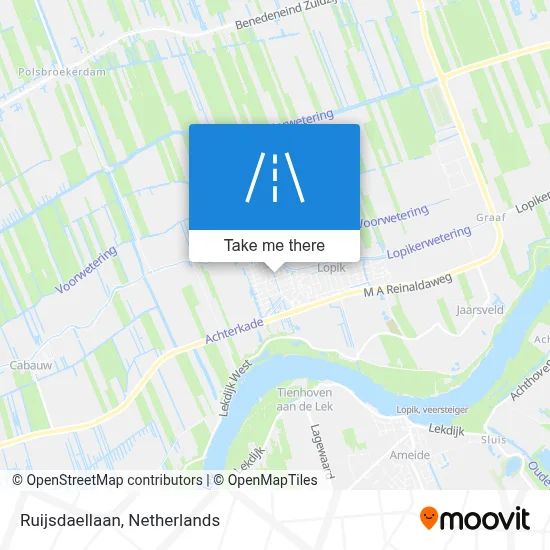 Ruijsdaellaan map