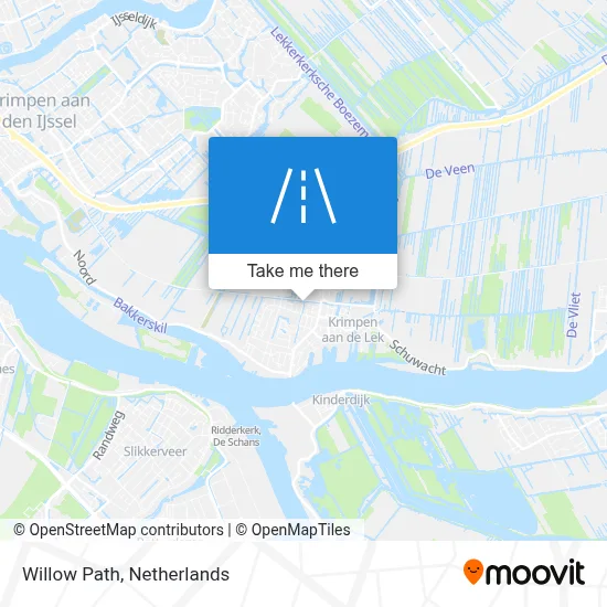 Wilgenpad map