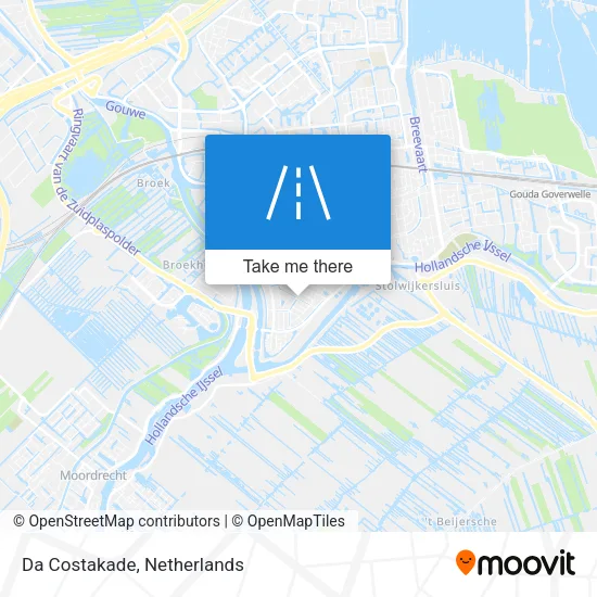 Da Costakade map