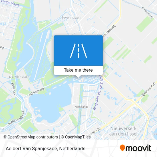 Aelbert Van Spanjekade map