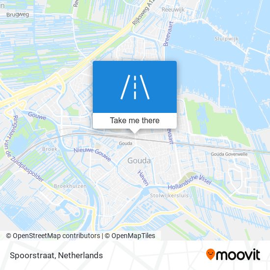 Spoorstraat map