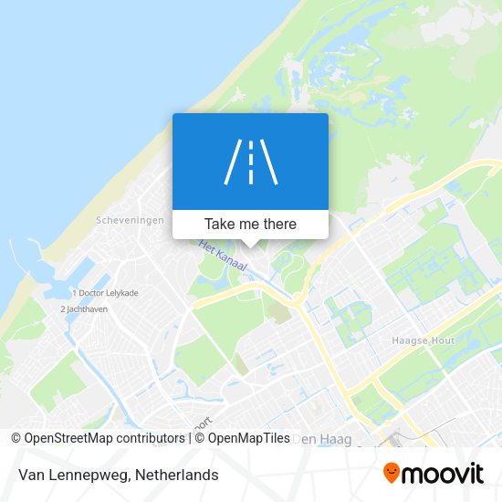 Van Lennepweg map