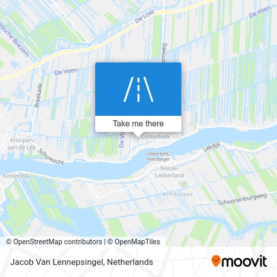 Jacob Van Lennepsingel map