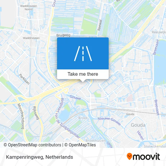 Kampenringweg map