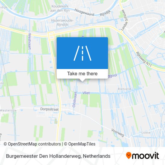 Burgemeester Den Hollanderweg map