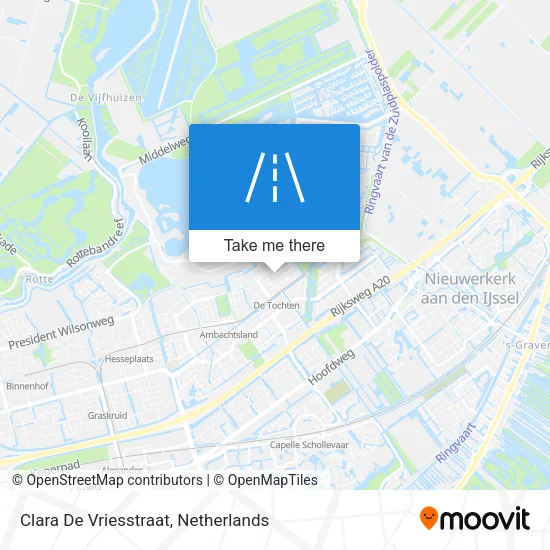 Clara De Vriesstraat map