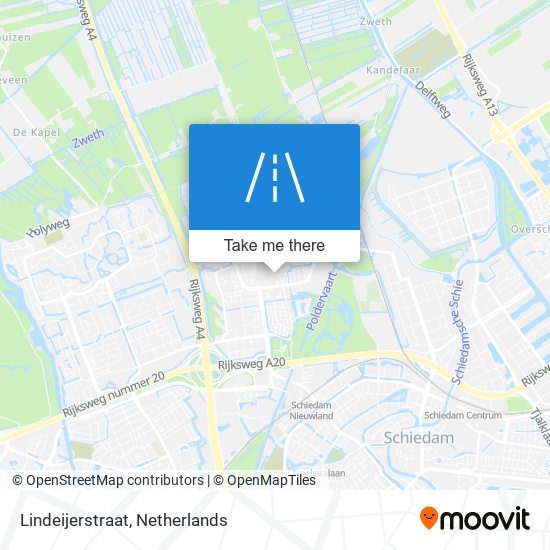 Lindeijerstraat map