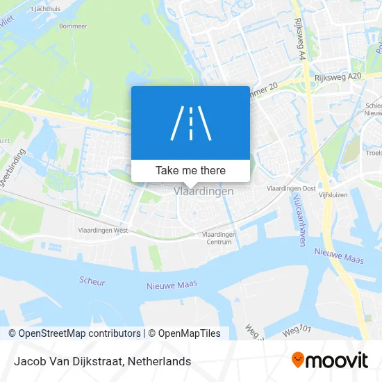 Jacob Van Dijkstraat map