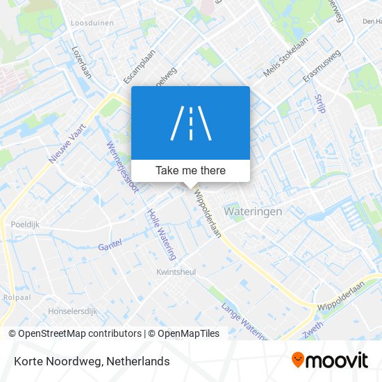 Korte Noordweg Karte