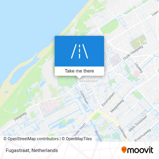 Fugastraat map