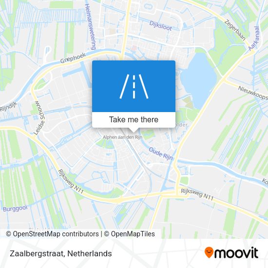 Zaalbergstraat map