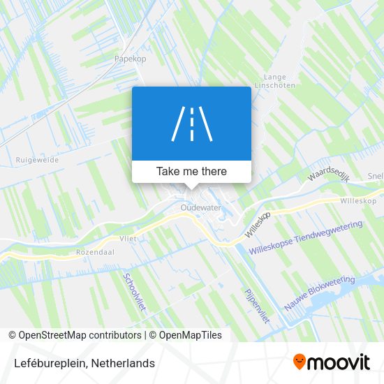 Lefébureplein map