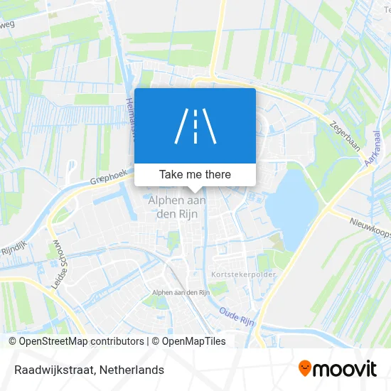 Raadwijkstraat map