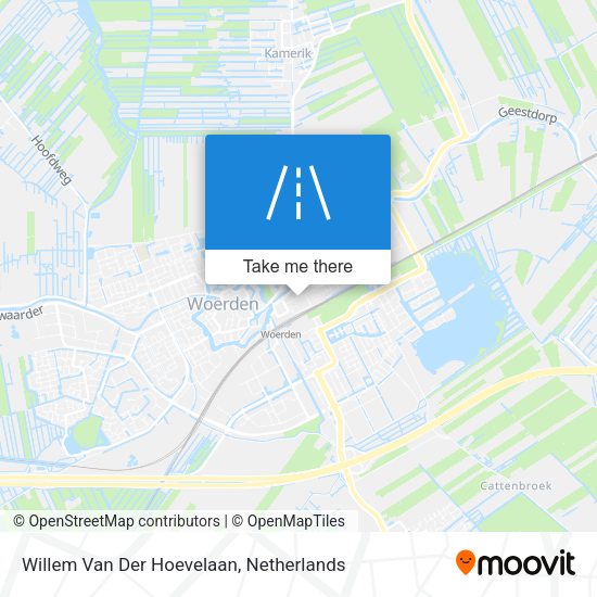 Willem Van Der Hoevelaan map
