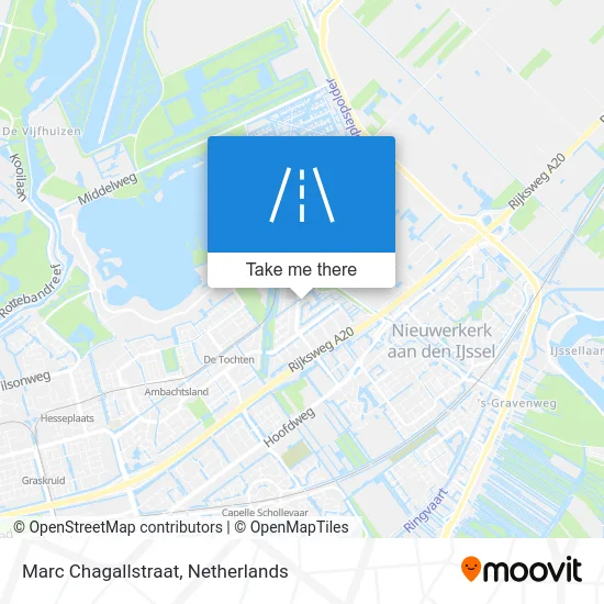 Marc Chagallstraat map