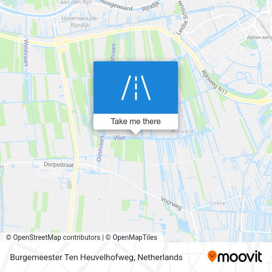 Burgemeester Ten Heuvelhofweg map