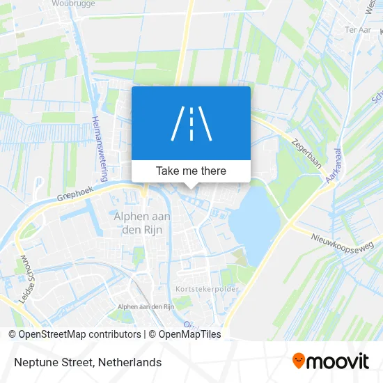 Neptunusstraat map