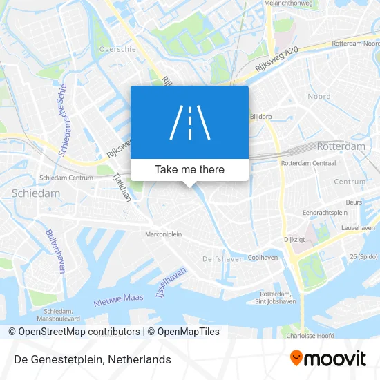 De Genestetplein map
