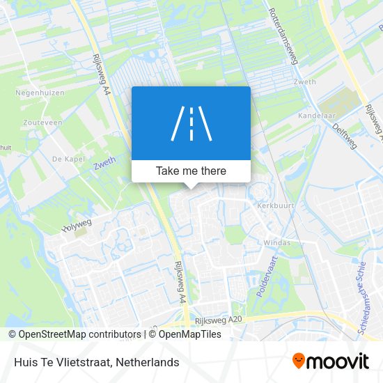 Huis Te Vlietstraat map