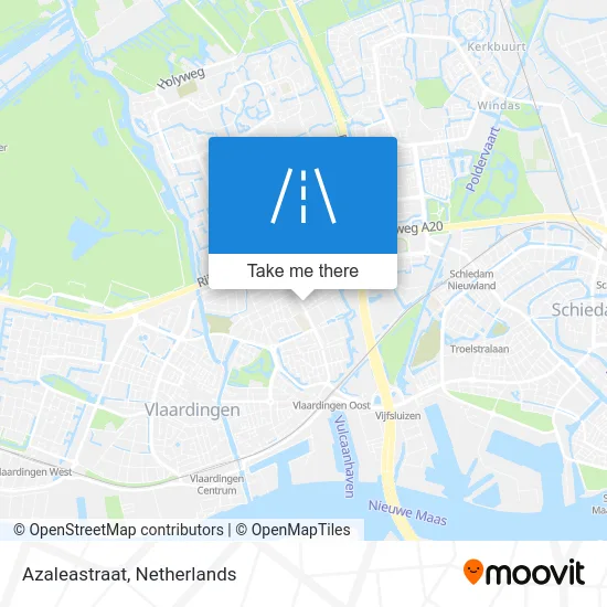 Azaleastraat map
