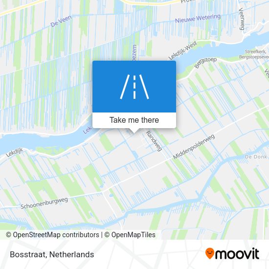 Bosstraat map