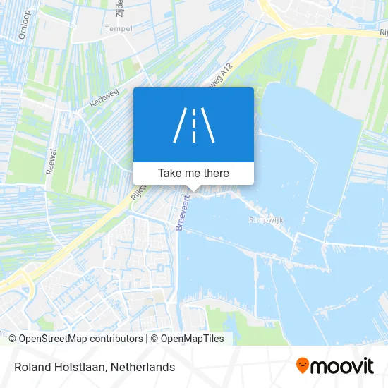 Roland Holstlaan Karte