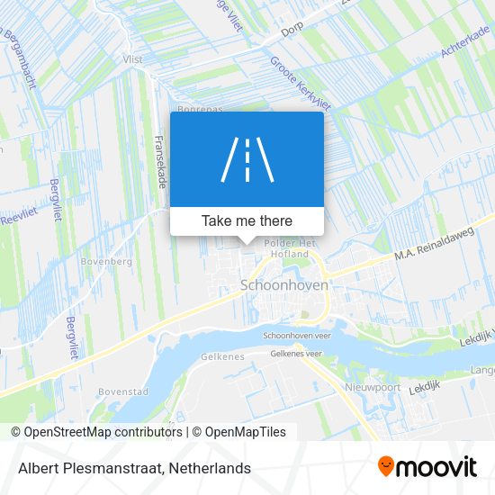 Albert Plesmanstraat map