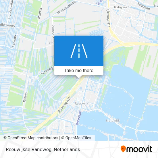 Reeuwijkse Randweg map