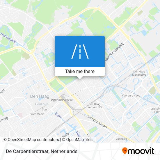 De Carpentierstraat map