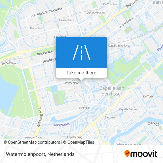 Watermolenpoort map