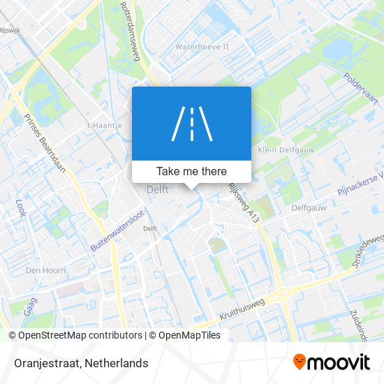 Oranjestraat map