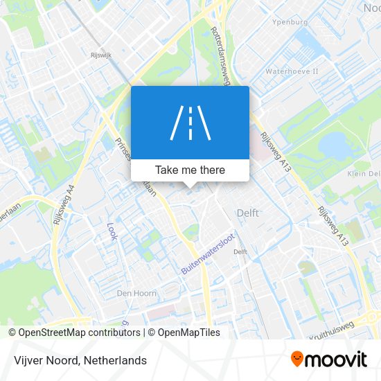 Vijver Noord map