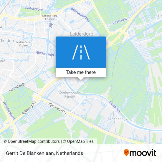 Gerrit De Blankenlaan map
