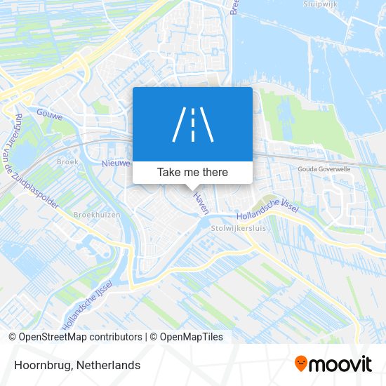 Hoornbrug map